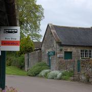 Bus Stop in Tissington Village
