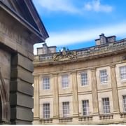 Buxton Crescent Experience outside from well