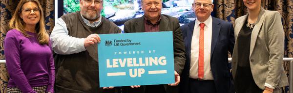 Partners mark the launch of a new UKSPF project in the High Peak and Staffordshire Moorlands